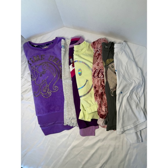 Girls Clothes Bundle Lot Size 7 mixed brands Place Tank Top Sweatshirt 16 piece - Picture 2 of 12